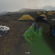It’s no magma bath, but this does look like a nice camping spot.